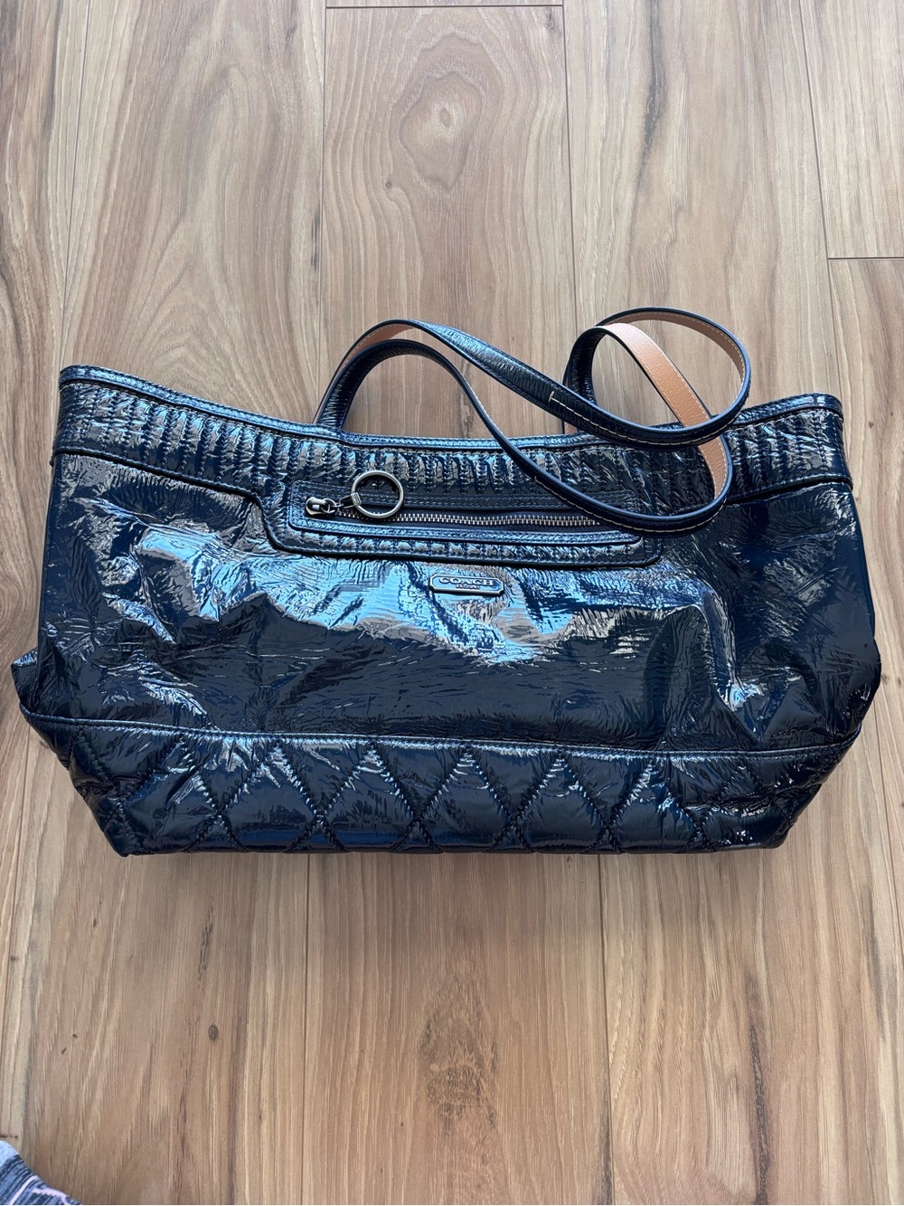 Coach Poppy Daisy Liquid Gloss Tote Bag